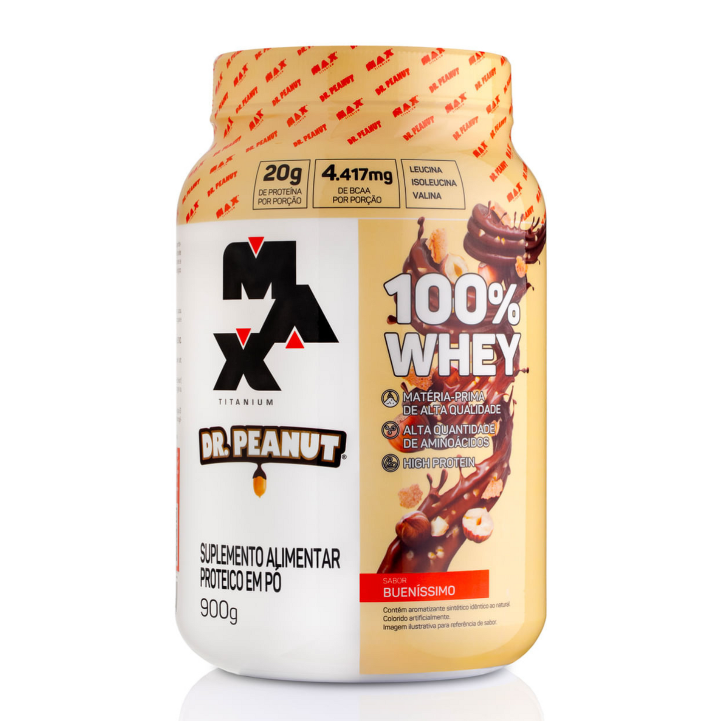 100% Whey Dr. Peanut - Max Titanium Bueníssimo