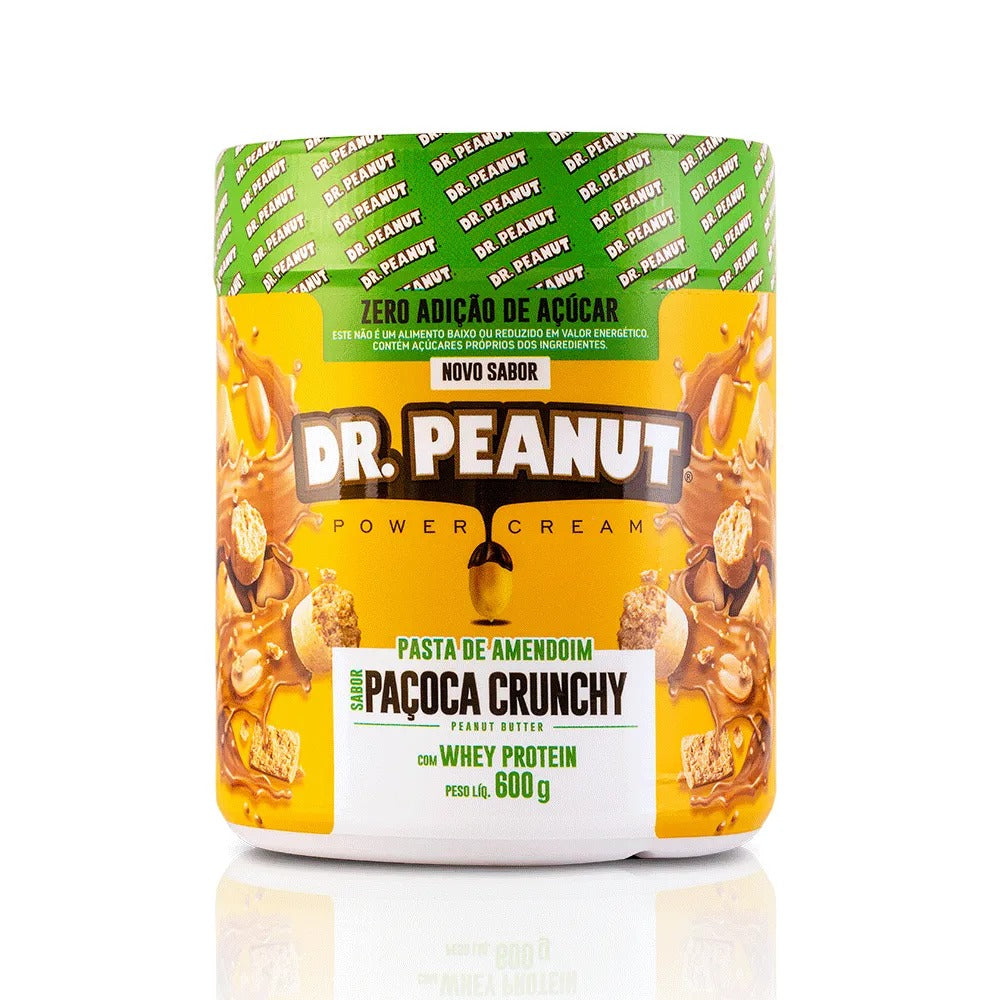 Pasta de Amendoim Dr.Peanut Sabor Paçoca com Whey Protein Binshape –