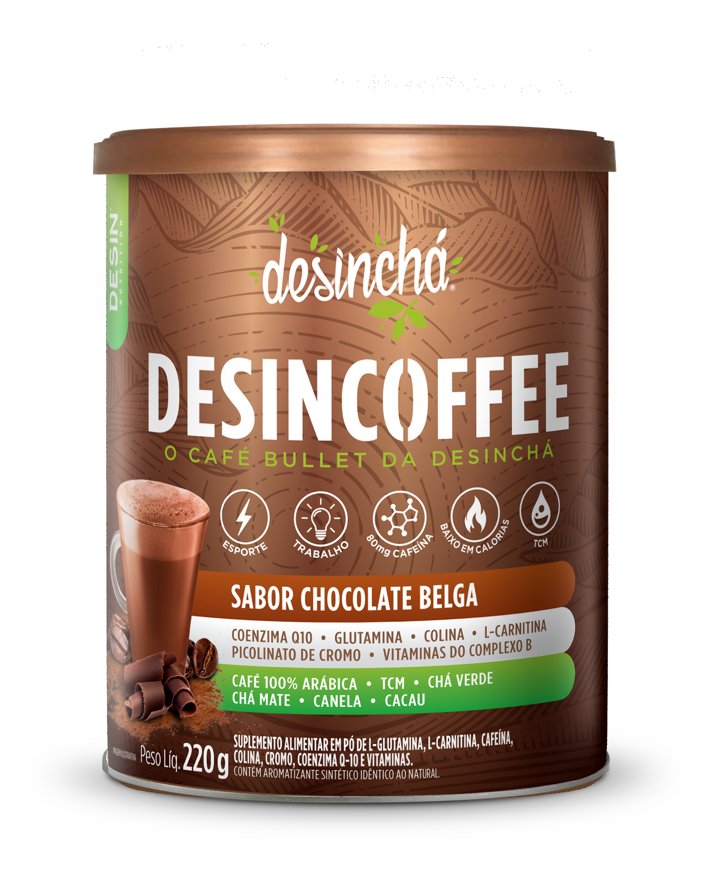 DESINCOFFEE CHOCOLATE BELGA 220g