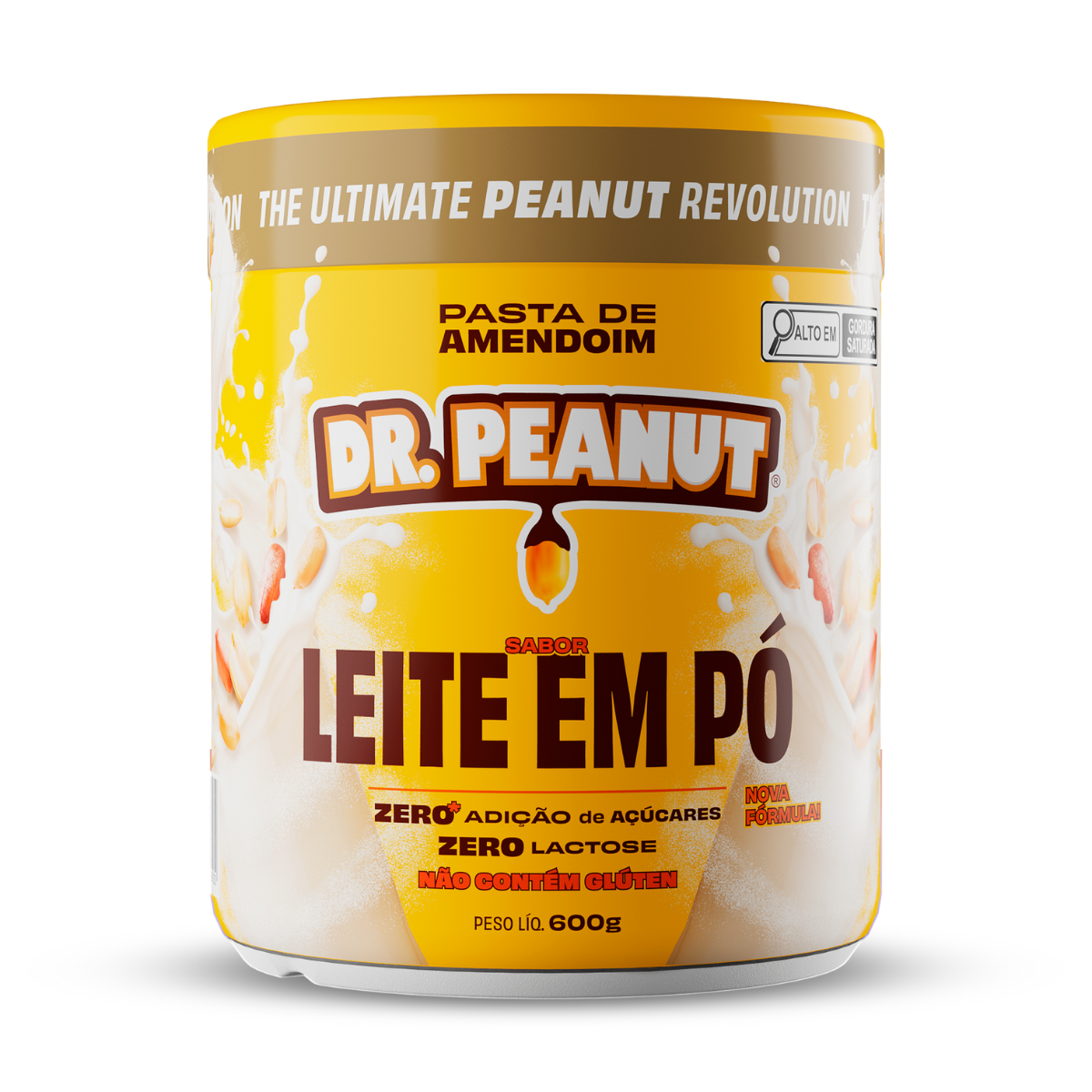 Pasta de Amendoim Sabor Leite em Pó com Whey Protein Binshape