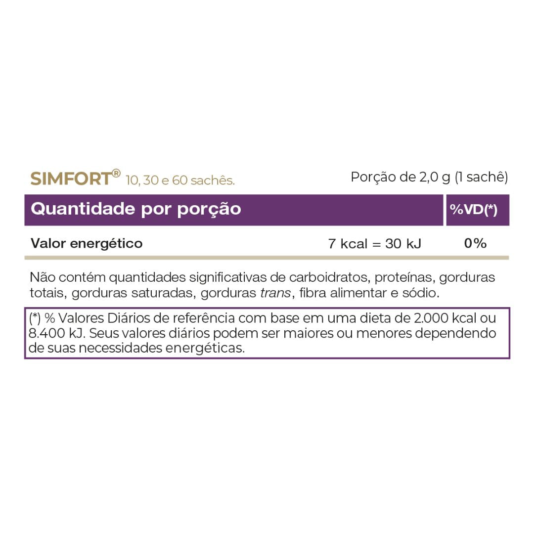 Simfort - 30 sachês 2g - Vitafor