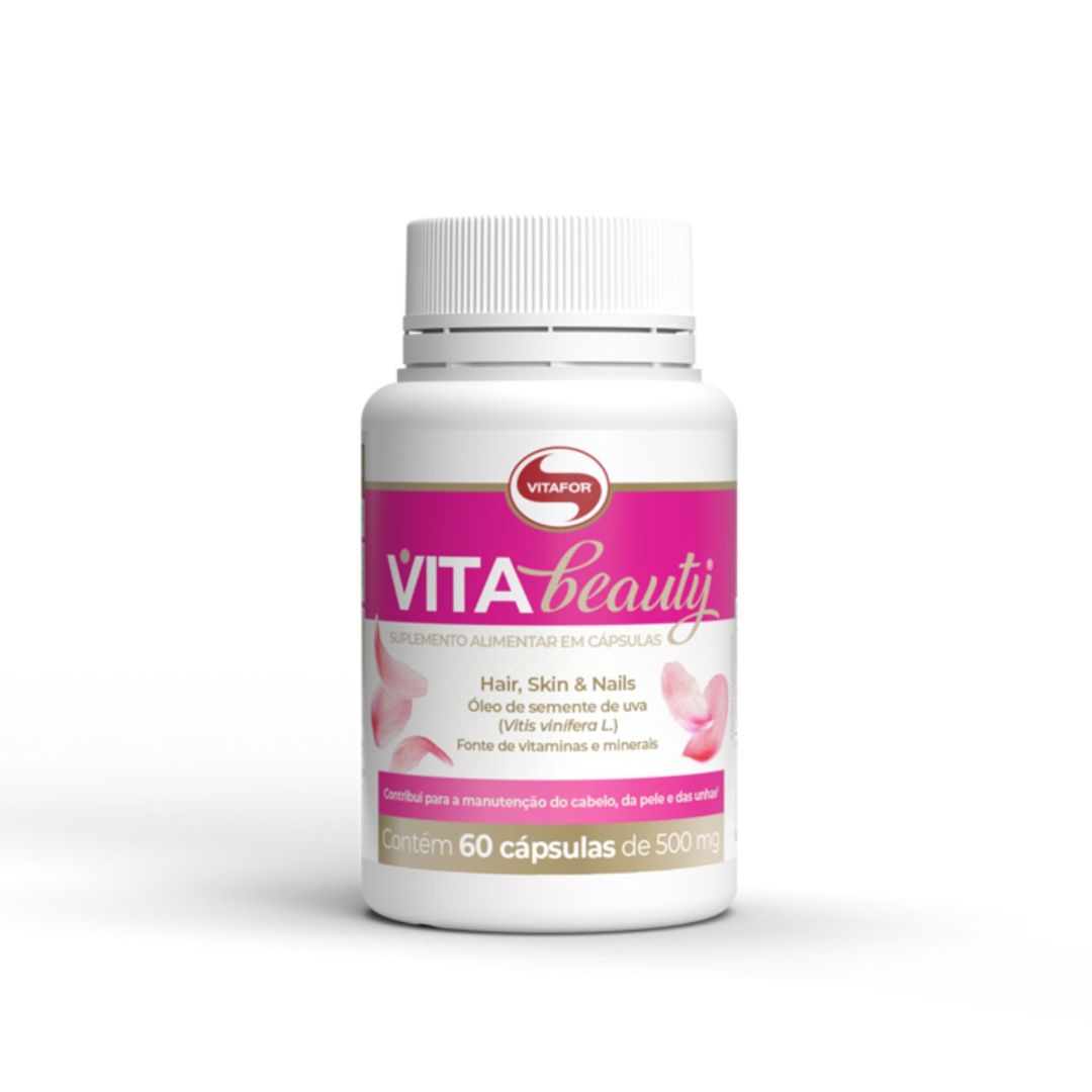 Vita Beauty Hair, Skin & Nails 60 Cápsulas - VITAFOR