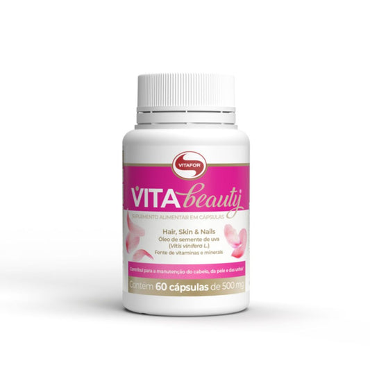 Vita Beauty Hair, Skin & Nails 60 Cápsulas - VITAFOR