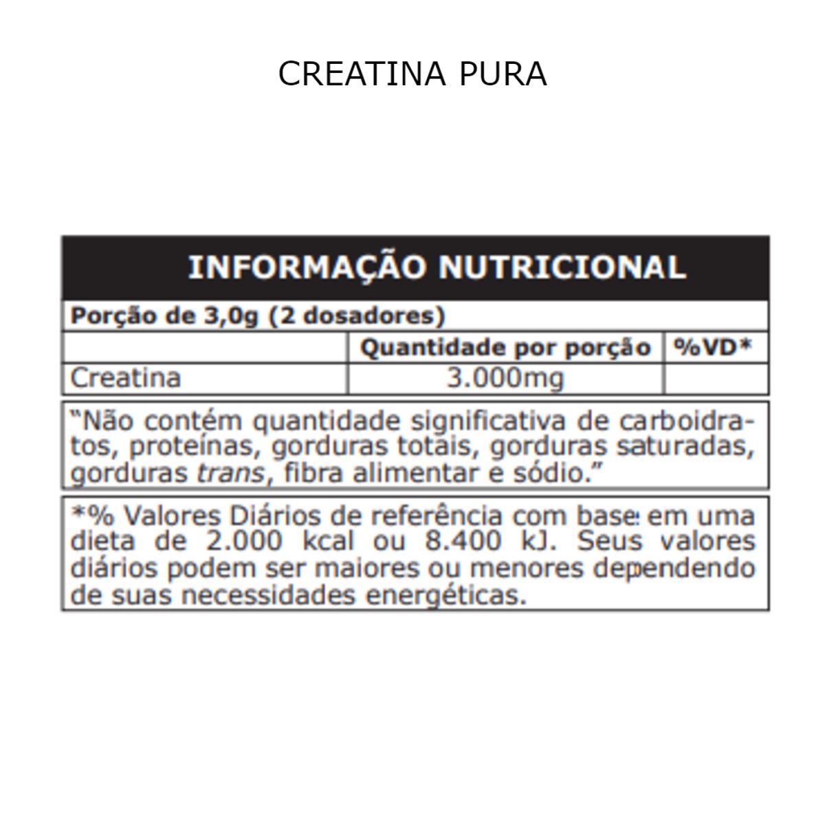 Creatina Monohidratada - Probiótica
