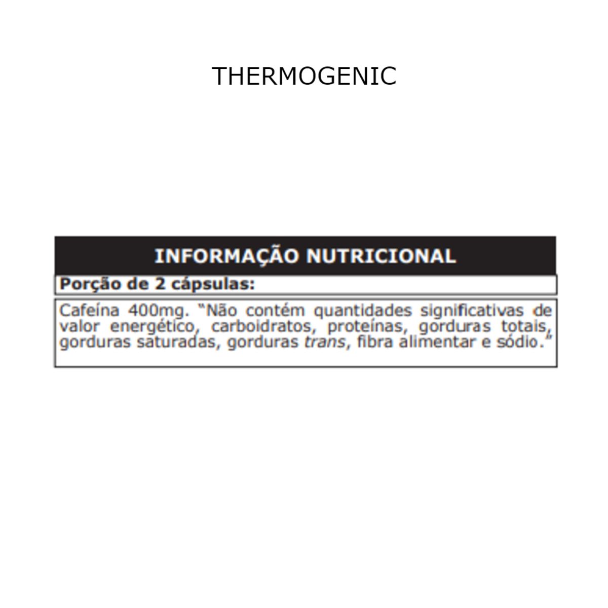 Thermogenic 120 Caps - Nova Fórmula - Probiótica