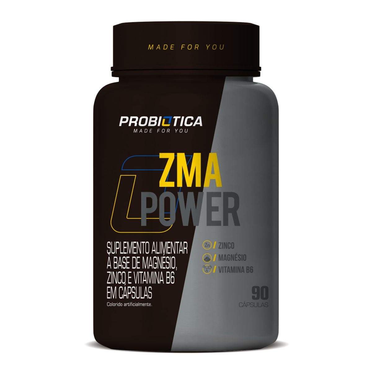 Zma Power Magnésio Zinco Vitamina B6 - Probiótica