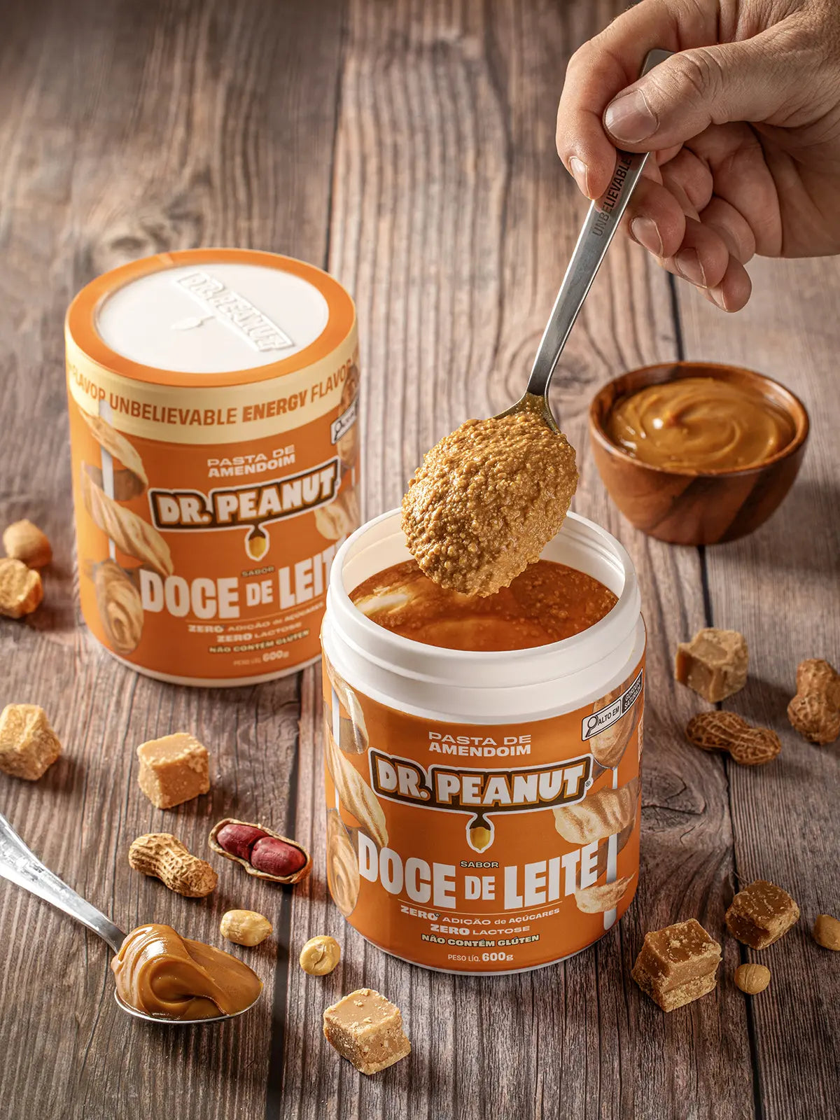 Pasta de Amendoim Sabor Doce de Leite Dr.Peanut