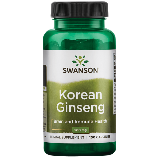 Ginseng Coreano 500mg Swanson