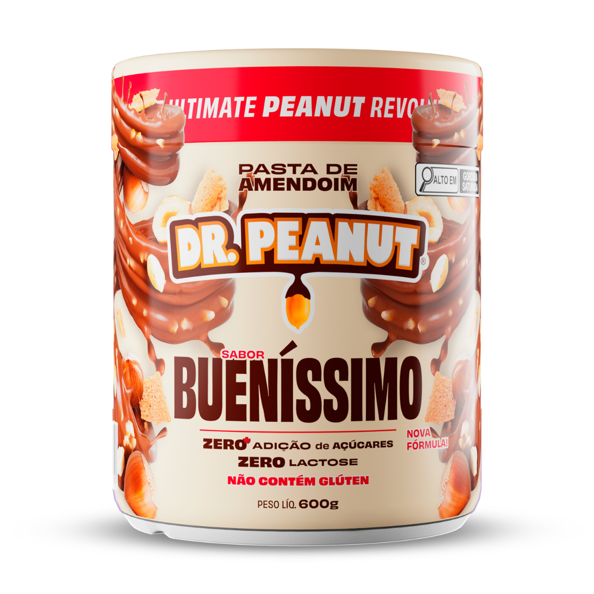 Pasta de Amendoim Sabor Bueníssimo com Whey Protein