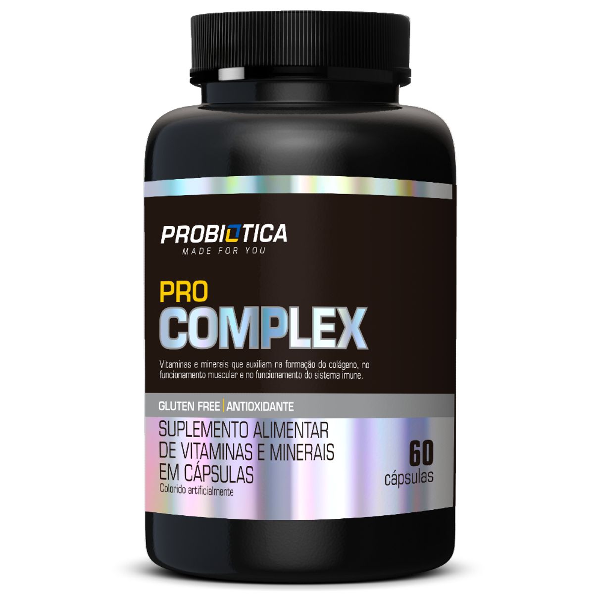 Pro Complex Vitaminas e Minerais 60 Capsulas - Probiótica