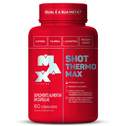 Shot Thermo Max 60 Caps - Max Titanio