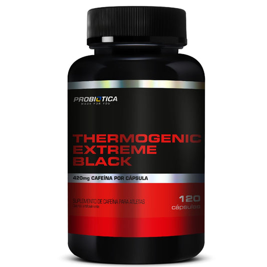 Thermogenic Extreme Black 120 Caps - Probiótico